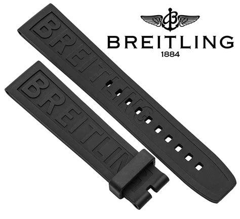 breitling 20mm rubber replacement bands|20mm breitling rubber strap.